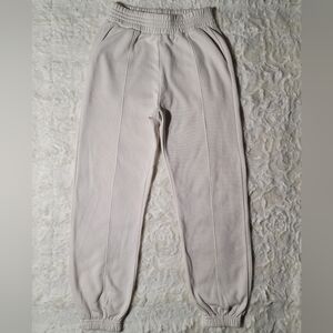 Zara Girl Cream Light Jogger  Sweat Pants Size 11-12